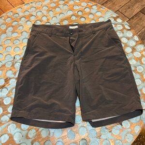 Columbia Men's Dark Brown Flat Front Shorts